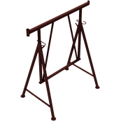 Folding jack | 'Compact S' | brown painted | wide: 1,20 m | Size 3 Height: 1.20 m - 1.95 m